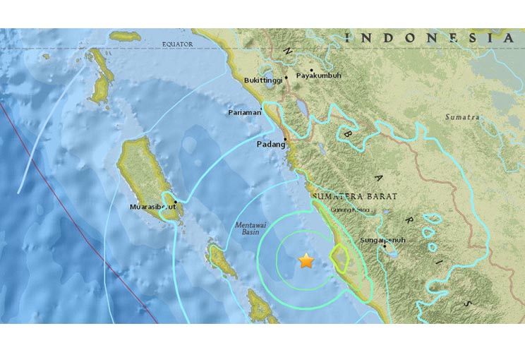 Se registra un terremoto de magnitud 6,5 en Indonesia