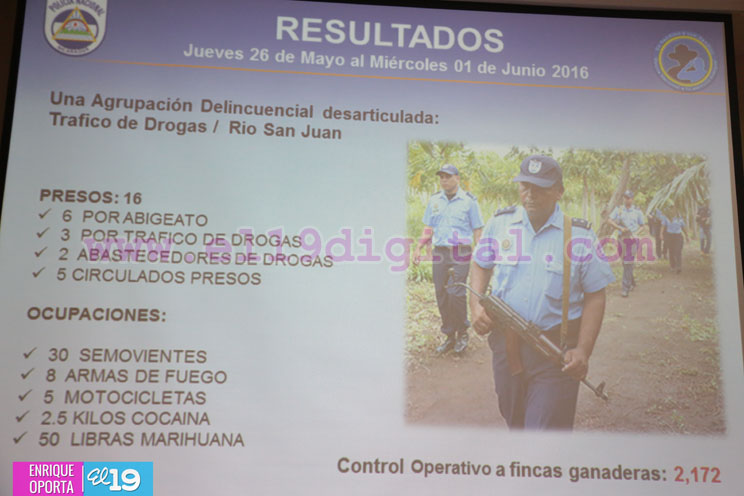 Policía Nacional presenta resultados del plan de seguridad en el campo