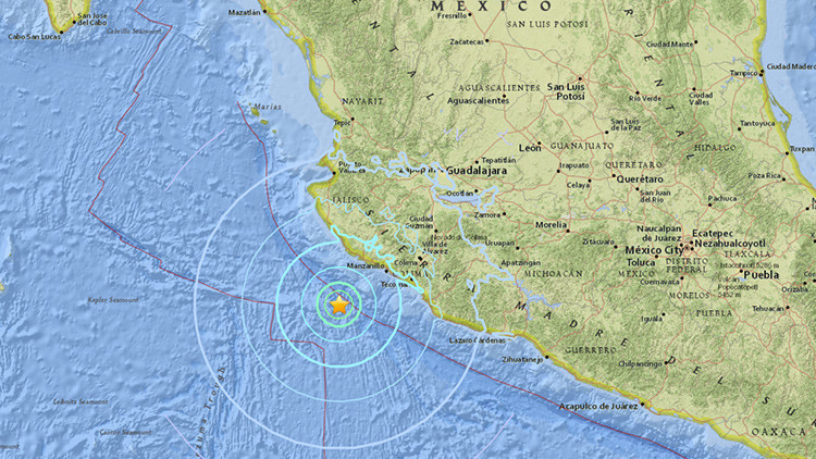 Sismo de 6.2 de magnitud sacude la costa occidental de México