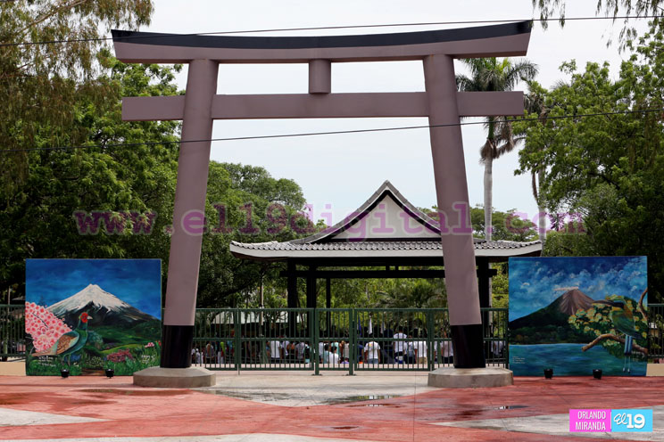 Inauguran rehabilitación del Parque Amistad Japón-Nicaragua