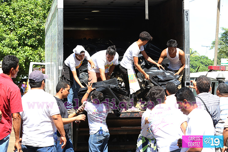 Gobierno envía cargamento solidario a familias afectadas por terremoto en Puerto Morazán - El 19 Digital