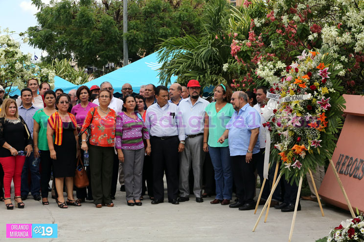 Conmemoran 37 aniversario de tránsito a la inmortalidad de Héroes y Mártires de Batahola