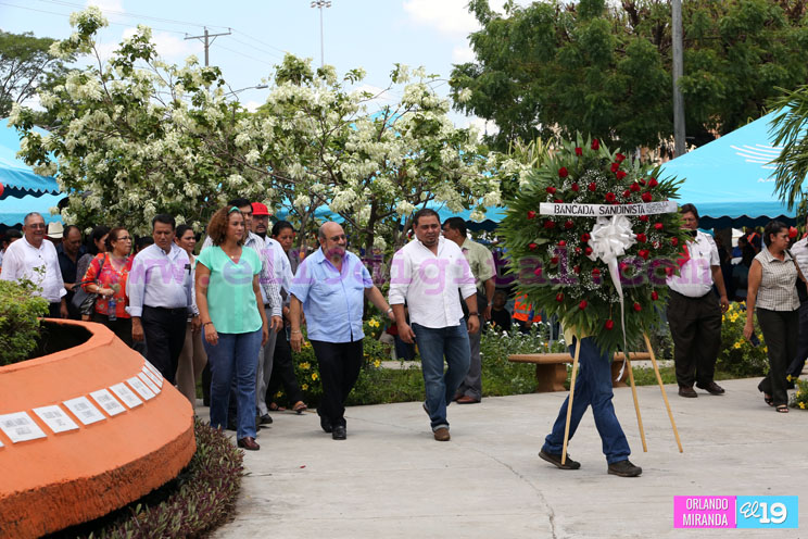 Conmemoran 37 aniversario de tránsito a la inmortalidad de Héroes y Mártires de Batahola