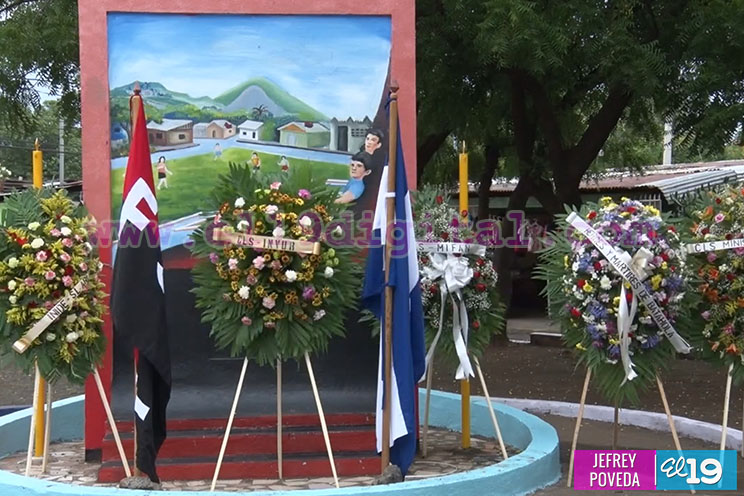 Conmemoran a héroes y mártires de Batahola