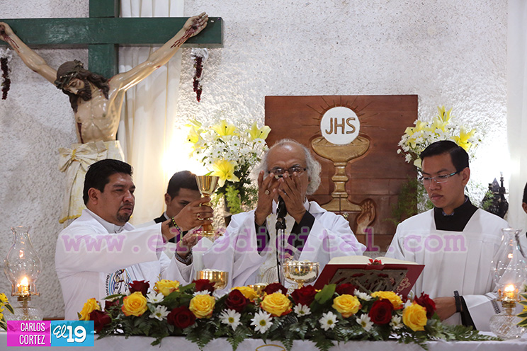 Cardenal Brenes celebra junto a feligreses a San Luis de Gonzaga
