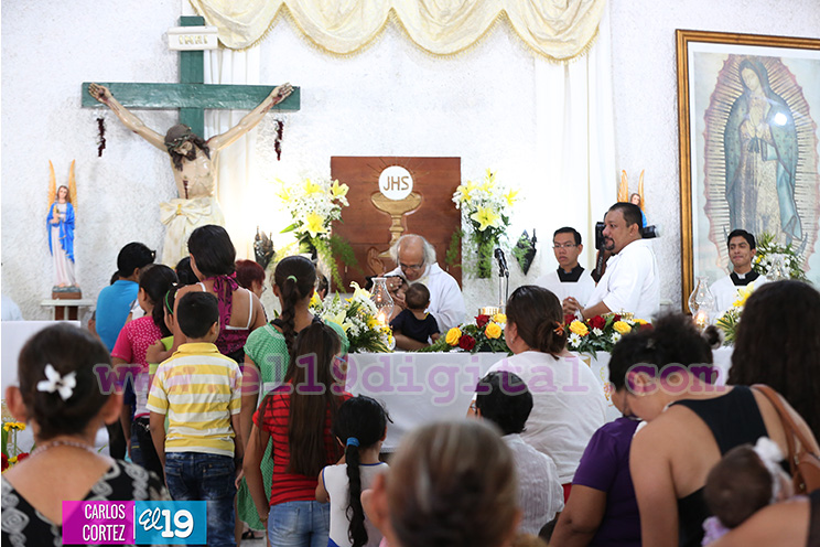 Cardenal Brenes celebra junto a feligreses a San Luis de Gonzaga