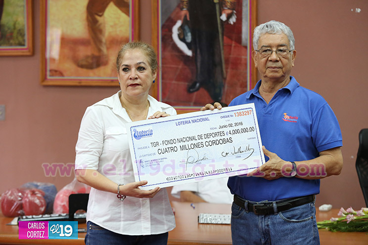 Lotería Nacional ya ha entregado más de 49 millones de córdobas en utilidades