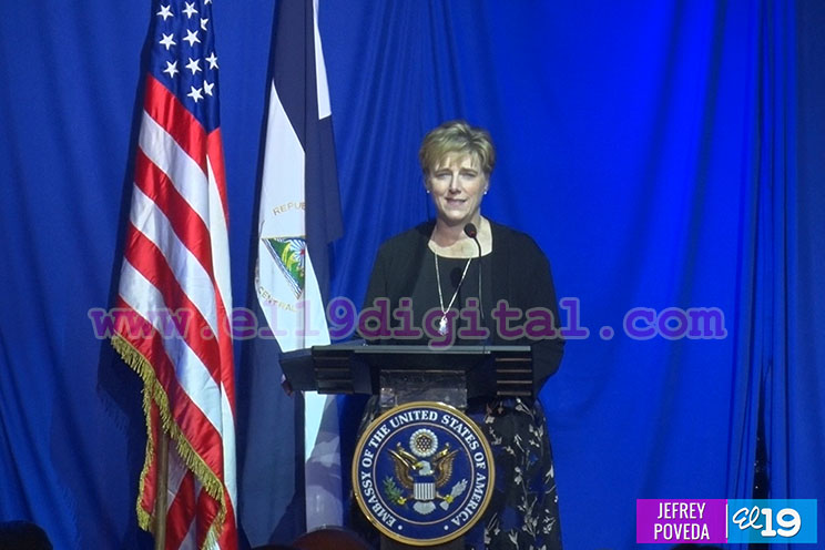 Embajada de Estados Unidos conmemora en Managua los 240 años de su Independencia