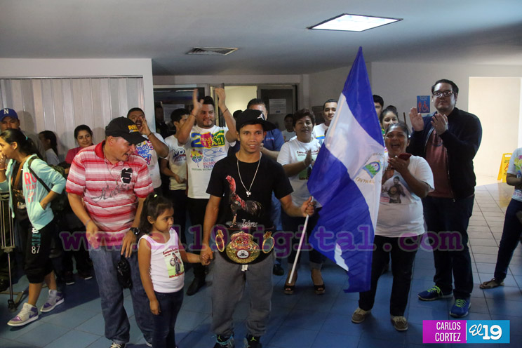Byron “El Gallito” Rojas recibido con honores en Nicaragua