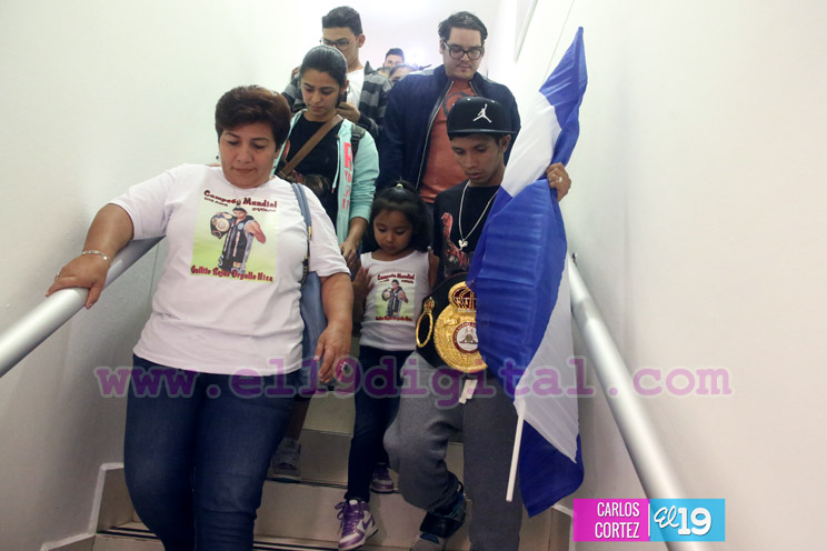 Byron “El Gallito” Rojas recibido con honores en Nicaragua