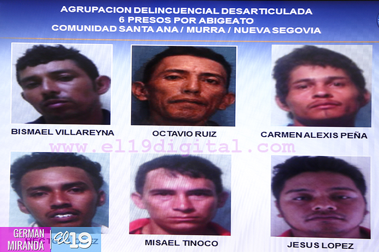 Policía sigue dando golpes a grupos delincuenciales en el campo