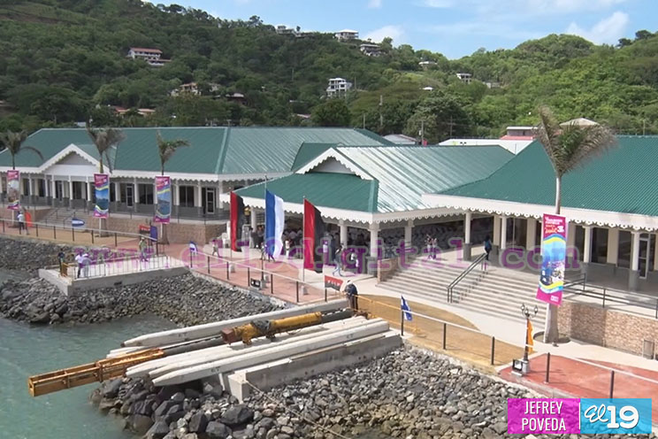 Inauguran obras terrestres del Centro Turístico y Embarcadero de San Juan del Sur