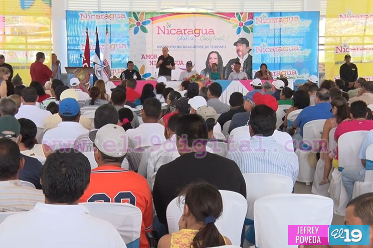 Inauguran obras terrestres del Centro Turístico y Embarcadero de San Juan del Sur