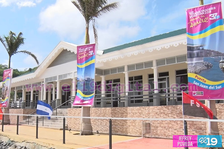 Inauguran obras terrestres del Centro Turístico y Embarcadero de San Juan del Sur