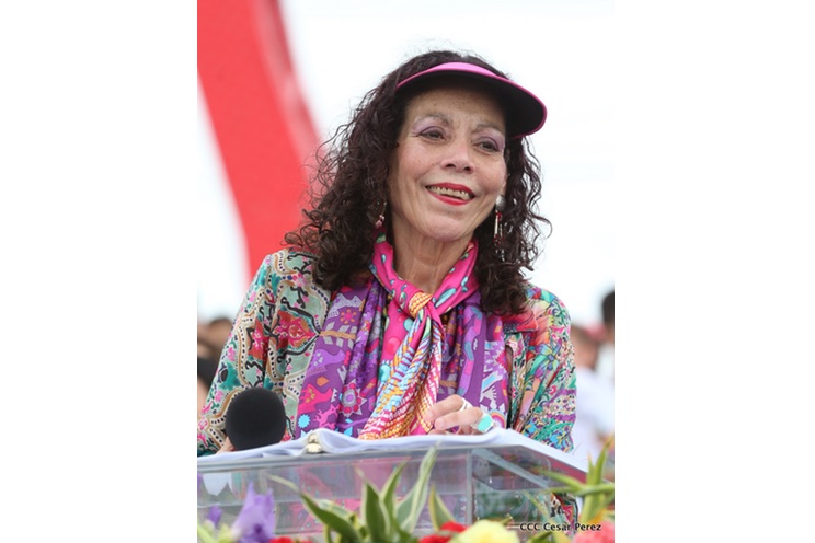 Compañera Rosario destaca ambiente festivo vivido este 19 de julio en toda Nicaragua