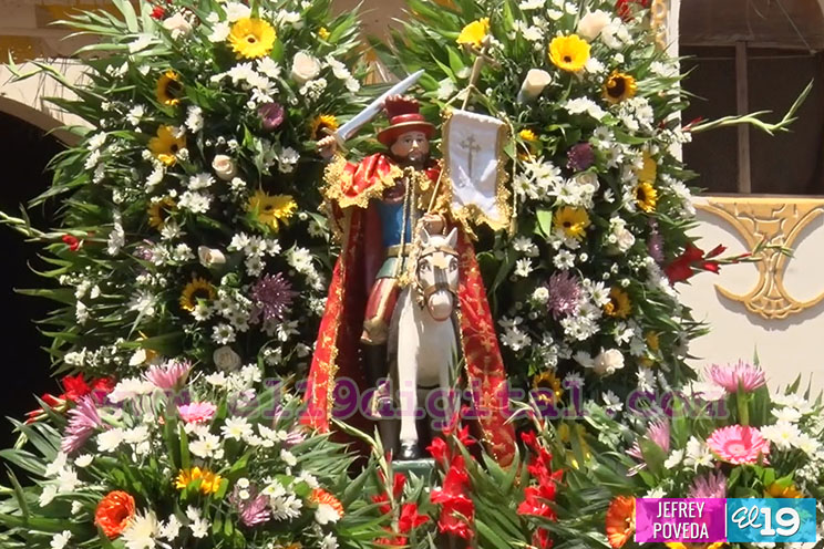 Inician fiestas religiosas en honor a Santa Ana y Santiago Apóstol en Nindirí