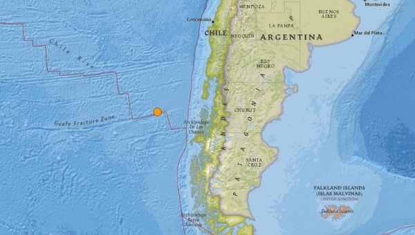 Sismo de magnitud 6,1 sacude costa del sur de Chile