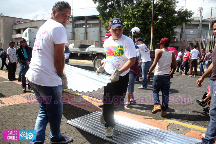 Plan techo llega para bendición de más familias de Managua