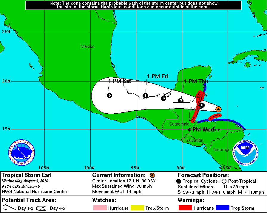 Earl se convierte en huracán