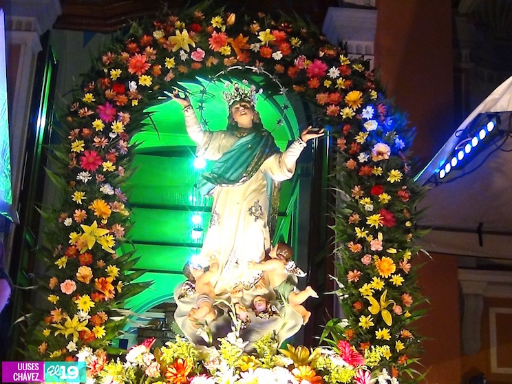 En Granada inician festividades religiosas en honor a la virgen de La Asunción