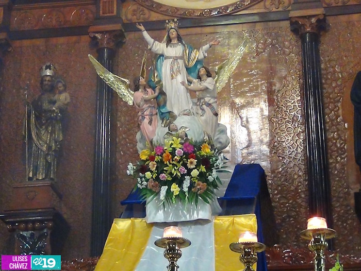 En Granada inician festividades religiosas en honor a la virgen de La Asunción