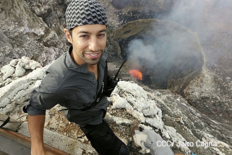 Equipo de Sam Cossman creará una página web con mapas interactivos sobre el volcán Masaya