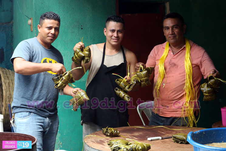 Alistan nacatamales y chicha de las 7 quebradas para repartir en la Vela del Barco