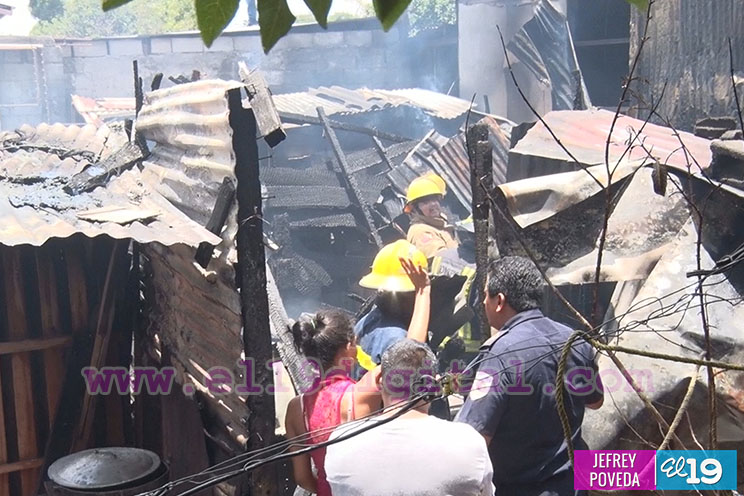 Incendio afecta viviendas en cercanías de Instituto de Medicina Legal