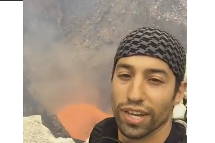 Sam Cossman transmite en vivo un nuevo descenso al Lago de Lava