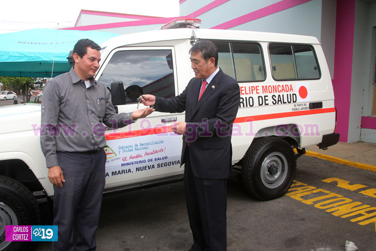 Gobierno de Japón dona ambulancia a unidad de salud de Nueva Segovia