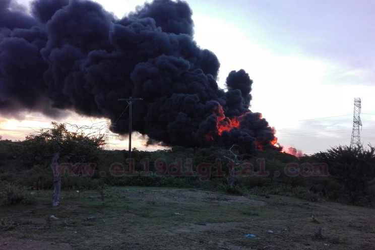 Se incendia segundo tanque de Puma Energy en Puerto Sandino