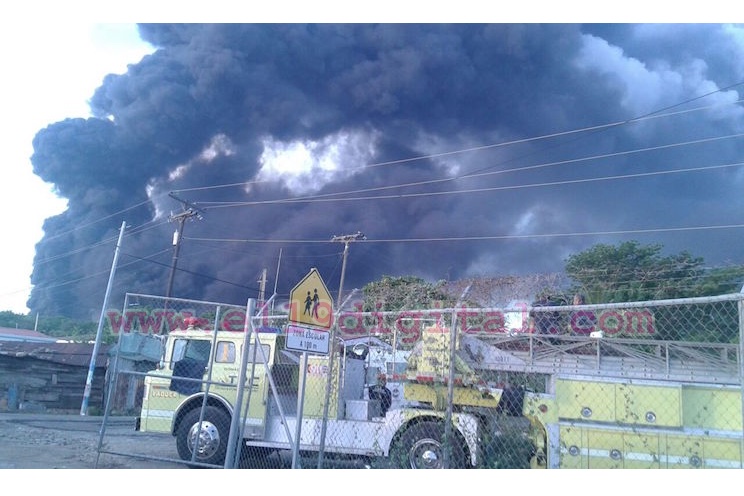 Se incendia segundo tanque de Puma Energy en Puerto Sandino
