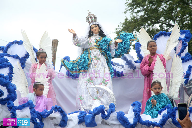 Nuestra Señora de la Asunción de María recorre calles del pueblo indígena de Monimbó