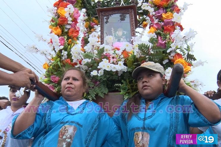 Santo Domingo de Abajo inicia su retorno a San Andrés de la Palanca