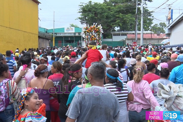 Santo Domingo de Abajo inicia su retorno a San Andrés de la Palanca