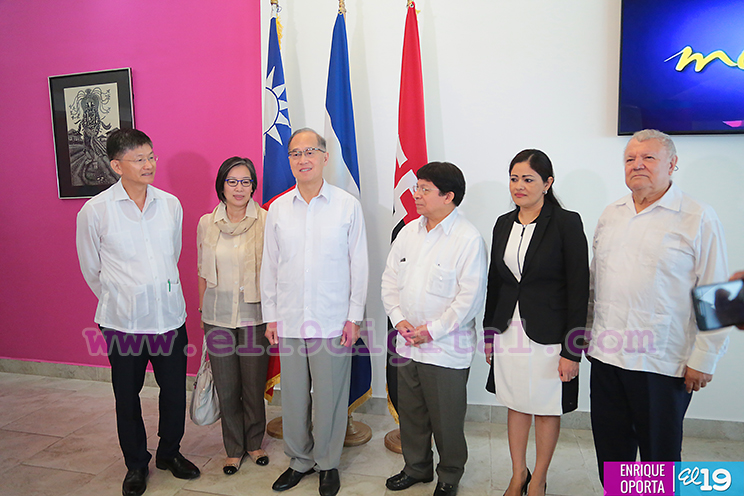 Canciller de Taiwán arriba a Nicaragua