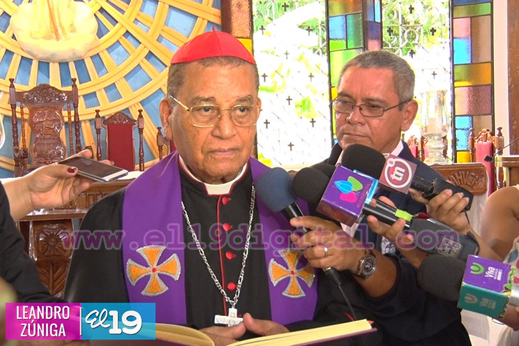 Cardenal Obando pide por el descanso eterno de Monseñor Benito Pittito La Bella