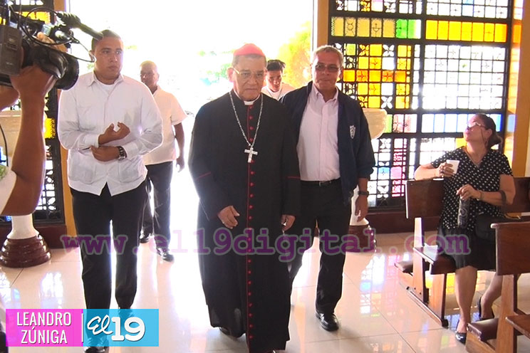 Cardenal Obando pide por el descanso eterno de Monseñor Benito Pittito La Bella