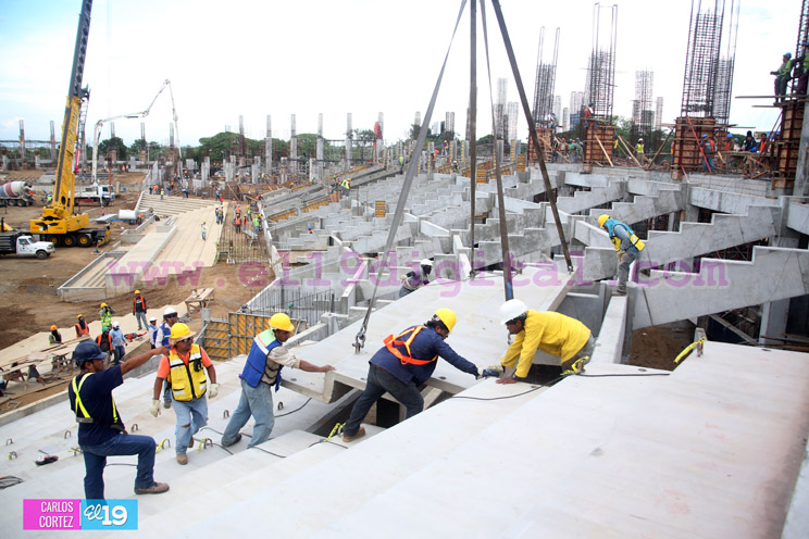 Construcción de nuevo Estadio Nacional de Béisbol avanza en un 40 por ciento (+FOTOS)