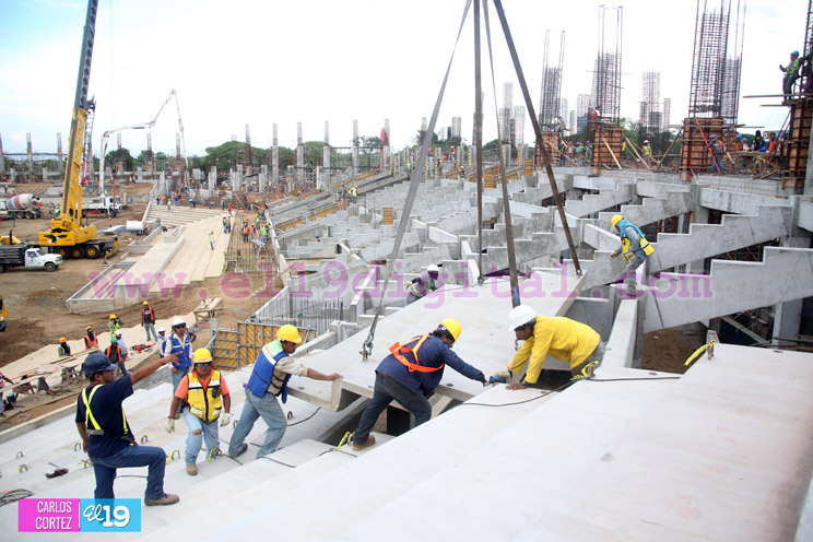 Construcción de nuevo Estadio Nacional de Béisbol avanza en un 40 por ciento (+FOTOS)