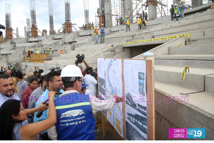 Construcción de nuevo Estadio Nacional de Béisbol avanza en un 40 por ciento (+FOTOS)