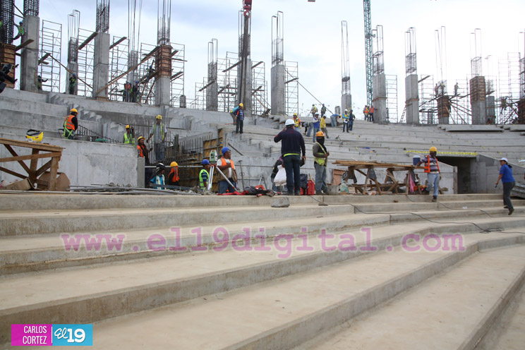 Construcción de nuevo Estadio Nacional de Béisbol avanza en un 40 por ciento (+FOTOS)