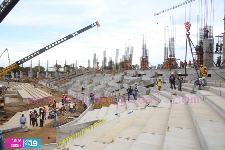 Construcción de nuevo Estadio Nacional de Béisbol avanza en un 40 por ciento (+FOTOS)