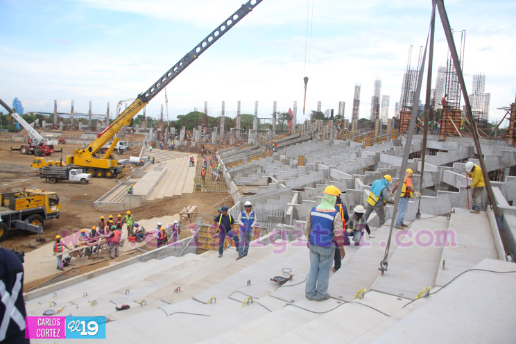 Construcción de nuevo Estadio Nacional de Béisbol avanza en un 40 por ciento (+FOTOS)