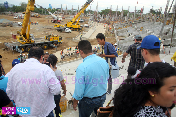 Construcción de nuevo Estadio Nacional de Béisbol avanza en un 40 por ciento (+FOTOS)