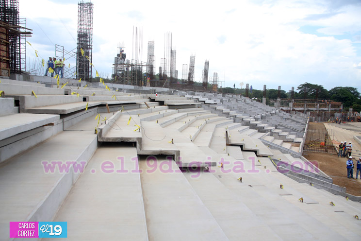 Construcción de nuevo Estadio Nacional de Béisbol avanza en un 40 por ciento (+FOTOS)