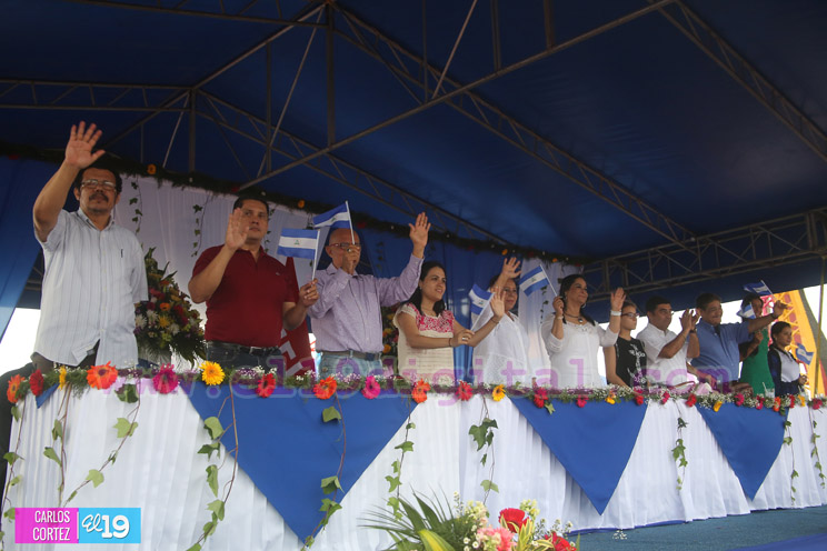 Colegios del Distrito VII celebran mes de septiembre con amor a Nicaragua