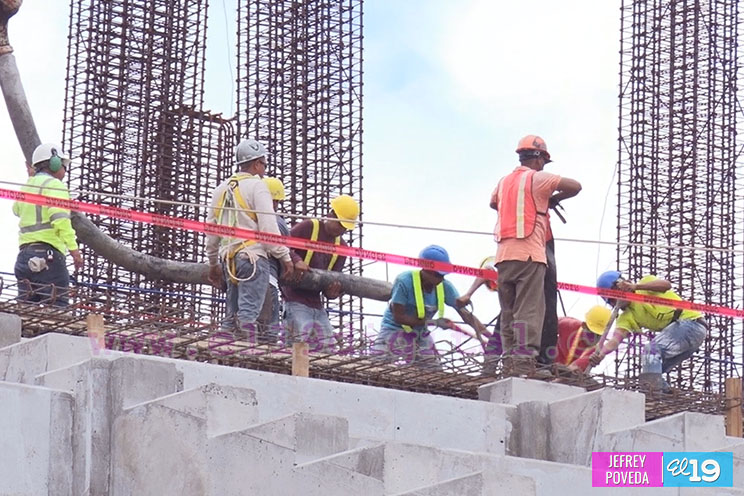 Las manos nicaragüenses que construyen el Nuevo Estadio Nacional