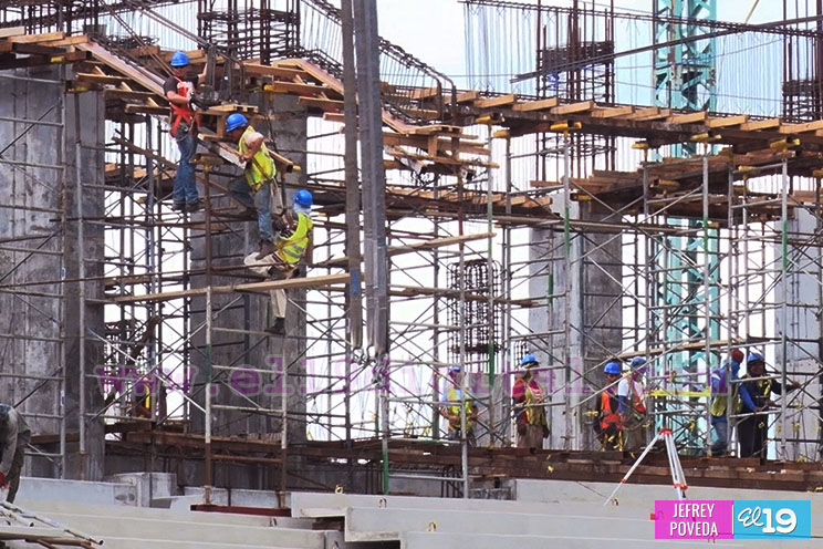 Las manos nicaragüenses que construyen el Nuevo Estadio Nacional
