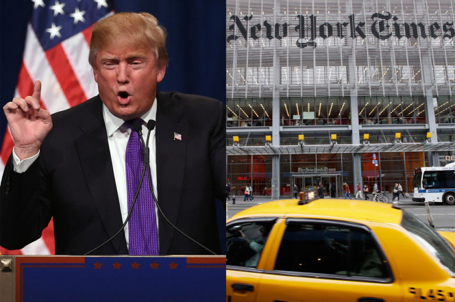Editores del NYT podrían ir a prisión por publicar impuestos de Trump
